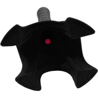 La tour est FOLLE vibro 22cm noir vue du dessous