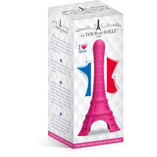La tour est FOLLE dildo 22cm fuchsia emballage