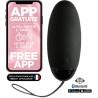 Oeuf vibrant SECRET EGG connecté télécommande noir application