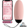 Oeuf vibrant SECRET EGG connecté télécommande rose application