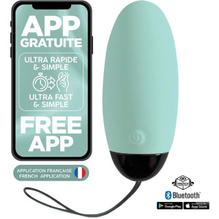 Oeuf vibrant SECRET EGG connecté télécommande vert application