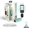 Oeuf vibrant SECRET EGG connecté télécommande vert et sa boîte