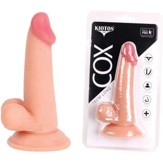 Gode ventouse COX flesh 017 16cm et son emballage
