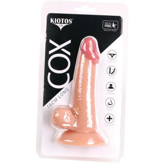Gode ventouse COX flesh 017 16cm packaging