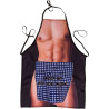 Tablier "I keep my hot dog warm" avec pénis sous serviette