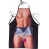 Tablier "I keep my hot dog warm" avec pénis caché