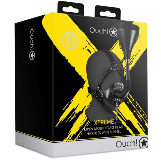 Bâillon ouvre-bouche avec entonnoir packaging avant