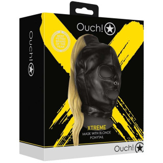 Cagoule avec queue de cheval blonde packaging avant