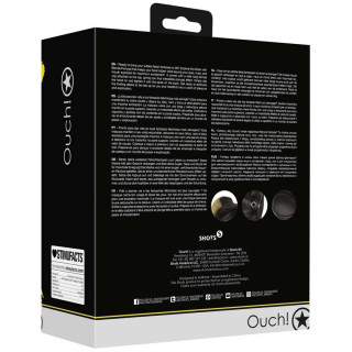 Cagoule avec queue de cheval blonde packaging arrière