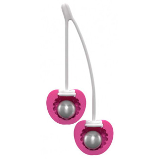 Cherry Love Boules Geisha rose fluo Ø4cm vue intérieur