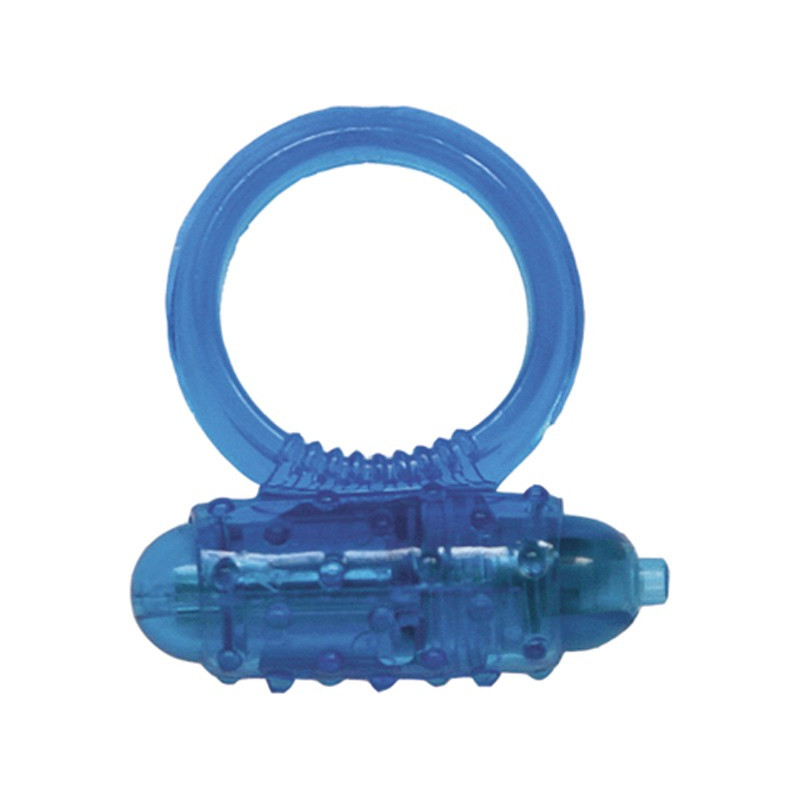 CockRing vibrant Picots bleu