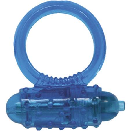 CockRing vibrant Picots bleu