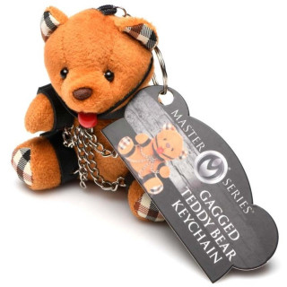 Porte-clés ours peluche Teddy Bâillon de Master Series