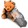 Porte-clés ours peluche Teddy Bâillon de Master Series