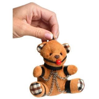 Porte-clés ours peluche Teddy Bâillon pas trop grand ni trop petit
