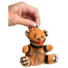 Porte-clés ours peluche Teddy Bâillon pas trop grand ni trop petit