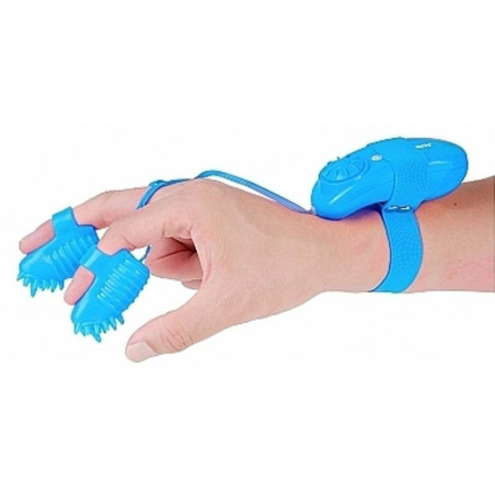 Gaine de doigts vibrante Magic Touch multi-vitesses