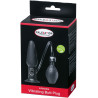 Plug ventouse noir gonflable 17cm avec vibrations packaging
