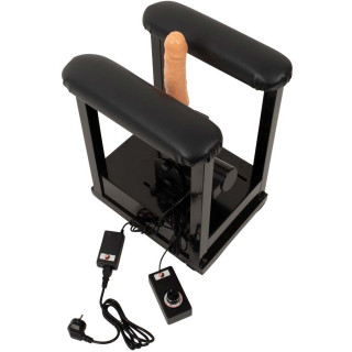 Siège Fuck-Machine Sit-On Climaxer The Banger monté avec sa télécommande