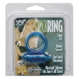 CockRing vibrant Picots bleu