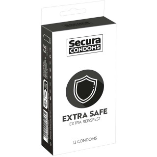 12 préservatifs épais en latex Extra Safe