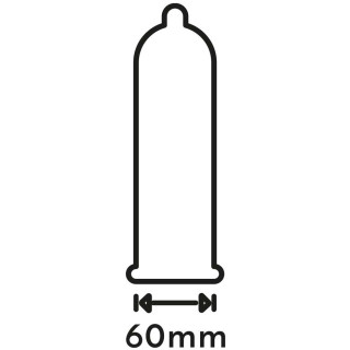 12 préservatifs XXL en latex Extra Large largeur nominale de 60mm