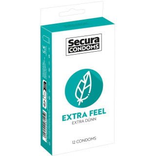 12 préservatifs fins en latex Extra Feel