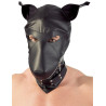 Masque tête de chien imitation cuir