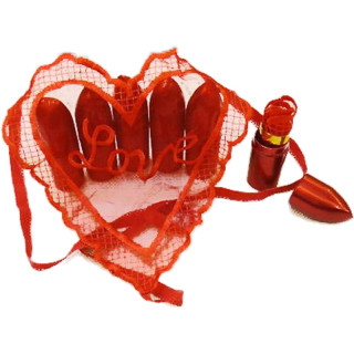 Rouge à lèvres string surprise LOVE S-L déballé