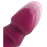 Gode va-et-vient vibrant Rocket 13x4,2cm zoom sur la pointe