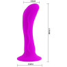 BOOTY PASSION BUTT PLUG Violet dimensions