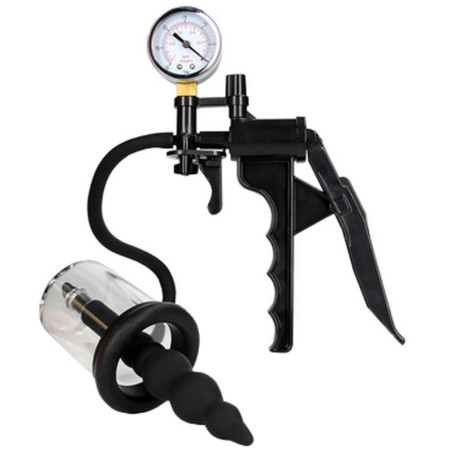 Pompe manuelle pour rose anale avec 3 plugs