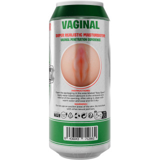 Masturbateur réaliste bière "Hein'ken" dos de la canette