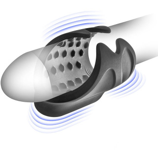 Masturbateur bague ouverte pénis Dots USB stimulation gland