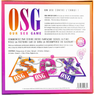 Jeu Our Sex Game (OSG) règles du jeu