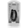 Double gode U Shape 12xØ3cm noir dans sa boîte