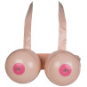 Set de 2 poitrines gonflables Inflatable Boobs harnais ajustables