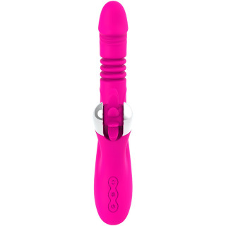 Bunny va-et-vient et vibrations fuchsia USB vue de face