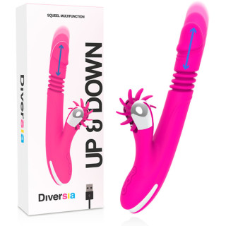 Bunny va-et-vient et vibrations fuchsia USB et sa boîte