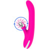 Bunny lapin rotatif fuchsia USB et son stimulateur de clitoris