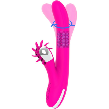 Bunny lapin rotatif fuchsia USB