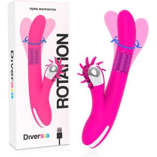 Bunny lapin rotatif fuchsia USB et sa boîte