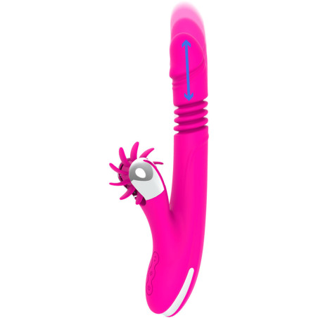 Bunny va-et-vient et vibrations fuchsia USB