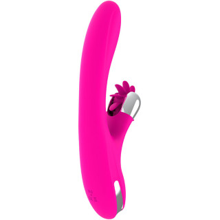 Bunny vagues et vibrations fuchsia USB orgasme à tous les coups
