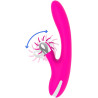 Bunny vagues et vibrations fuchsia USB multi-stimulation