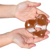 String coeur jelly comestible Chocolat unisex dans les mains