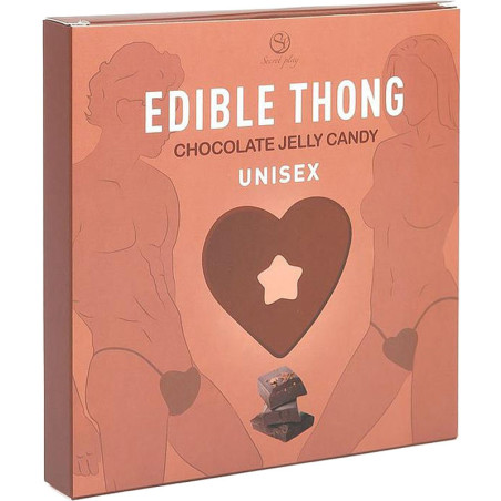 String coeur jelly comestible Chocolat unisex