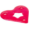 String coeur jelly comestible Fraise unisex à déguster