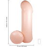 Pénis gonflable Blow Me Up 140cm dimensions
