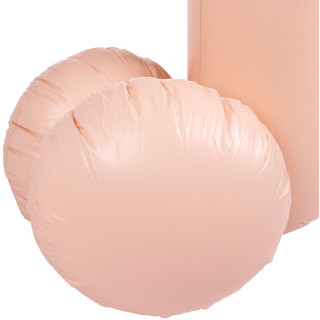 Pénis gonflable Blow Me Up 140cm gros plan sur les bourses
